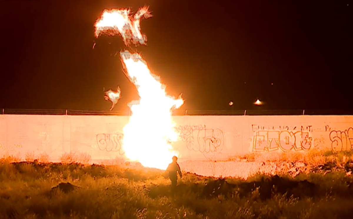 A Qué Se Debió El Fuego En Las Heras Durante El Domingo - Canal 9 ...