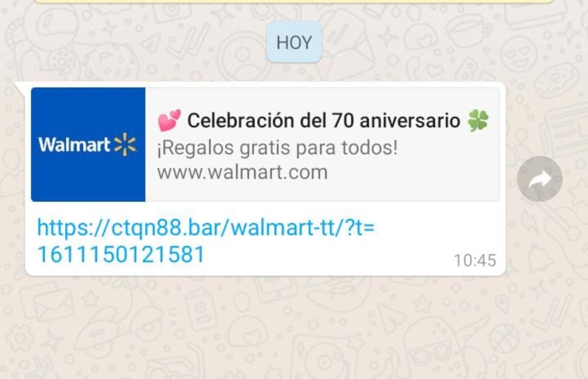 Alerta por un falso mensaje por la celebración de los 70 años de Walmart -  Canal 9 Televida Mendoza