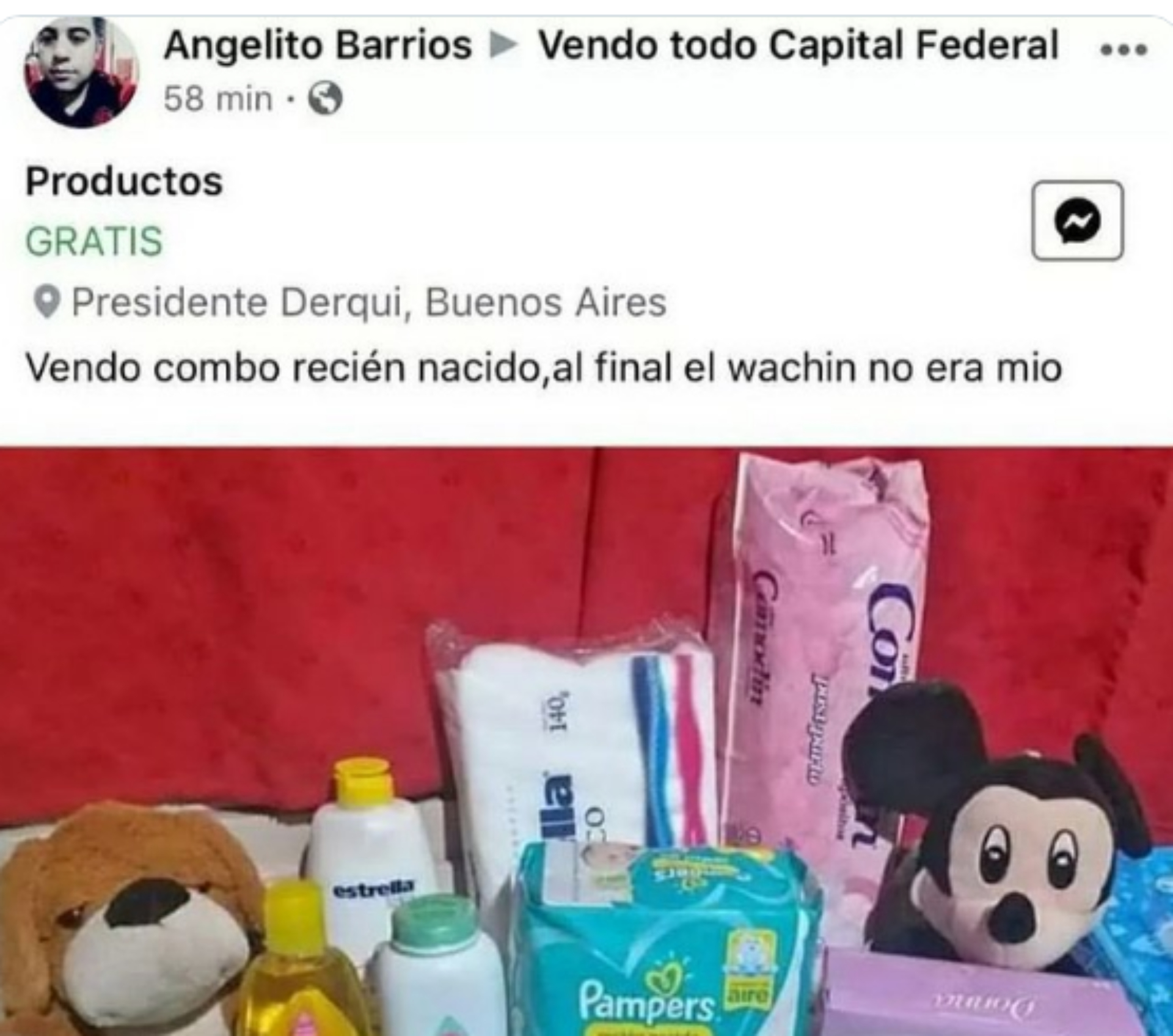 Vendo combo recién nacido