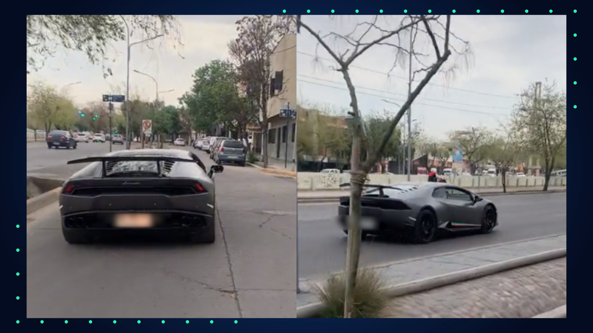 Mendoza: Una Lamborghini recorrió la Costanera y se robó la mirada de todos  - Canal 9 Televida Mendoza