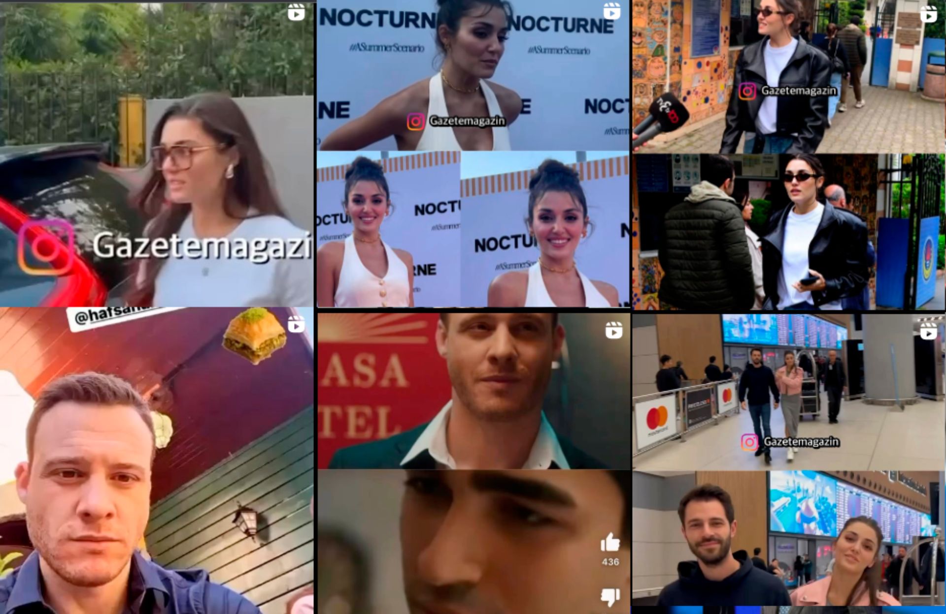 Look, they generate love, and clicks, that even the Turkish media continue to publish together Hande Erçel and Kerem Bürsin