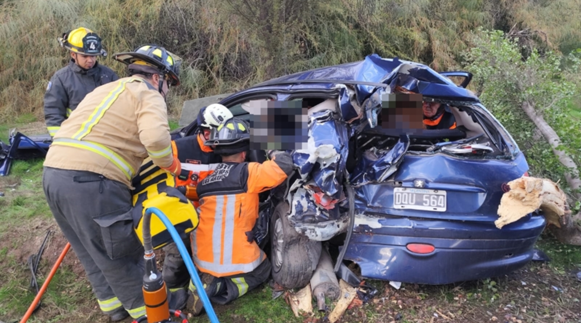 Grave accidente: unos mendocinos chocaron contra un árbol al ingresar a  Chile - Canal 9 Televida Mendoza